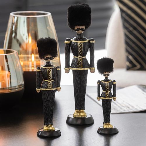 Casse-noisette Déco "chapeau" 32cm Noir