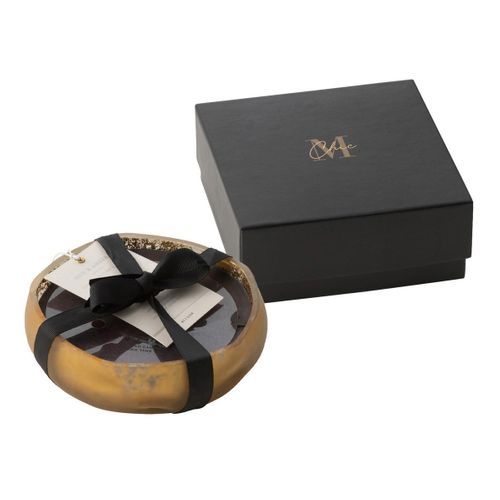 Bougie Parfumée Ronde "m-chic" 13cm Oud et Amber