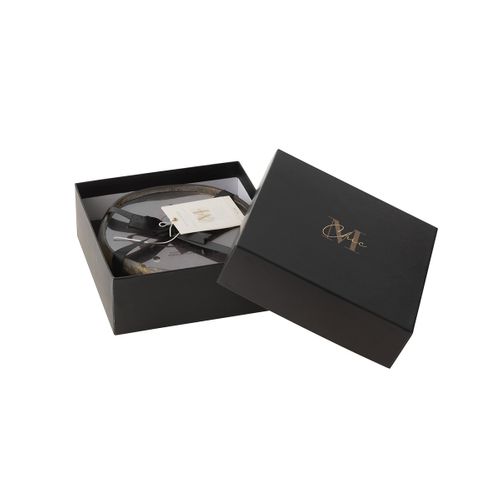 Bougie Parfumée Ronde "m-chic" 19cm Oud et Amber