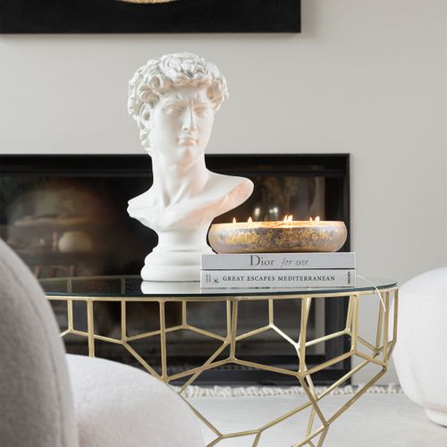 Bougie Parfumée Ronde "m-chic" 37cm Oud et Amber