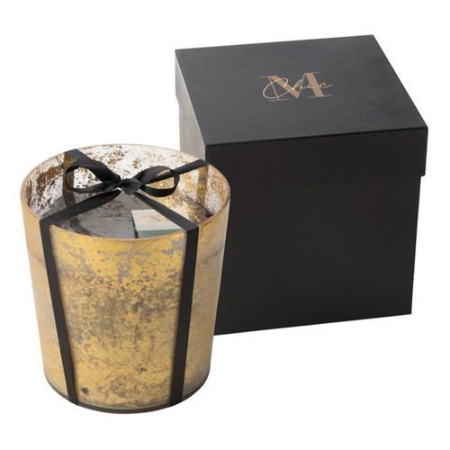Bougie Parfumée "m-chic" 21cm Oud et Amber