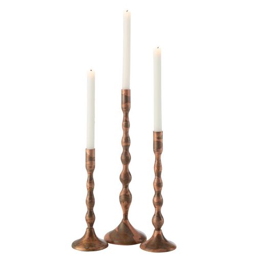 Chandelier Déco En Métal "sha" 27cm Cuivre