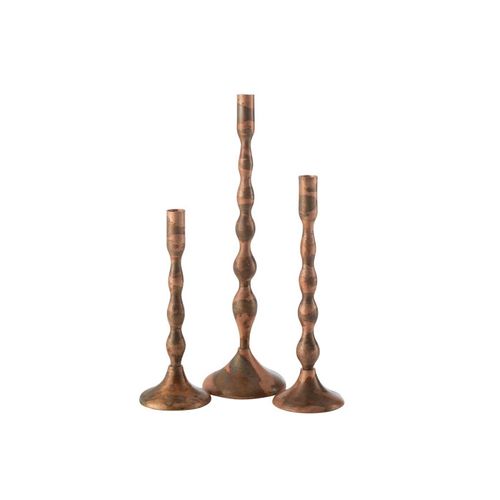 Chandelier Déco En Métal "sha" 27cm Cuivre