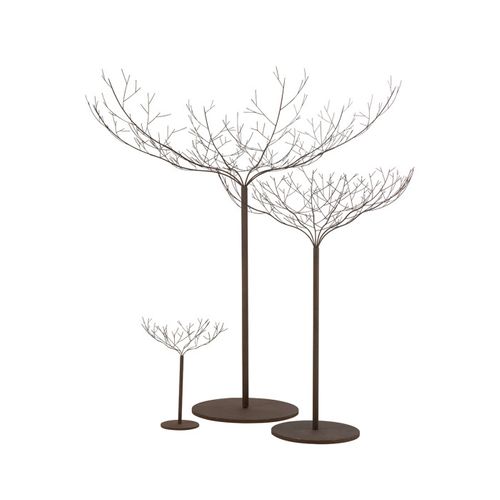 Arbre Déco En Métal "maynard" 250cm Marron