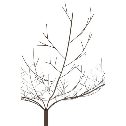 Arbre Déco En Métal "maynard" 250cm Marron