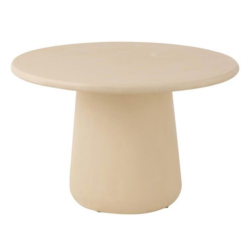 Table à Manger Design "cave" 118cm Beige