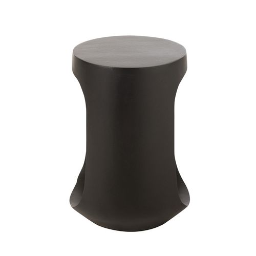 Table D'appoint Design En Bois "cave" 46cm Noir