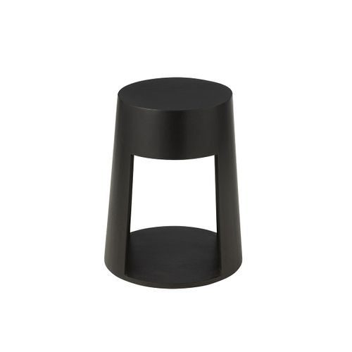 Table D'appoint En Bois "drawn" 50cm Noir