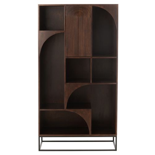Étagère Design En Bois "mode" 168cm Marron