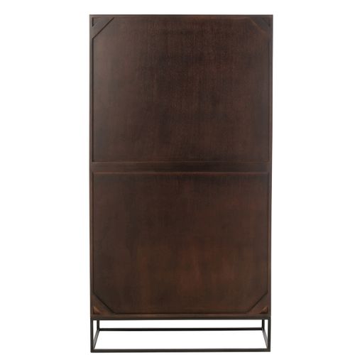 Étagère Design En Bois "mode" 168cm Marron