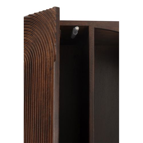 Étagère Design En Bois "mode" 168cm Marron