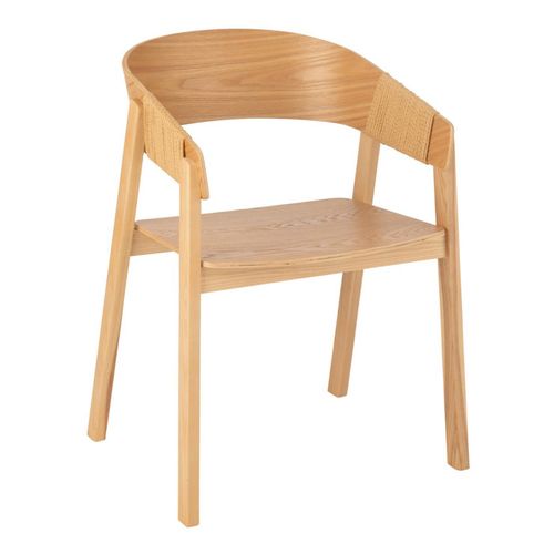 Chaise En Bois "naga" 76cm Naturel