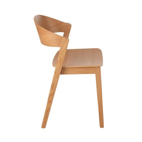 Chaise En Bois "laga" 75cm Naturel