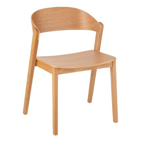 Chaise En Bois "laga" 75cm Naturel