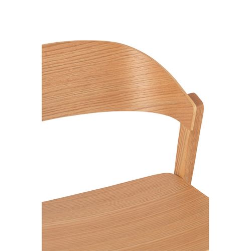 Chaise En Bois "laga" 75cm Naturel