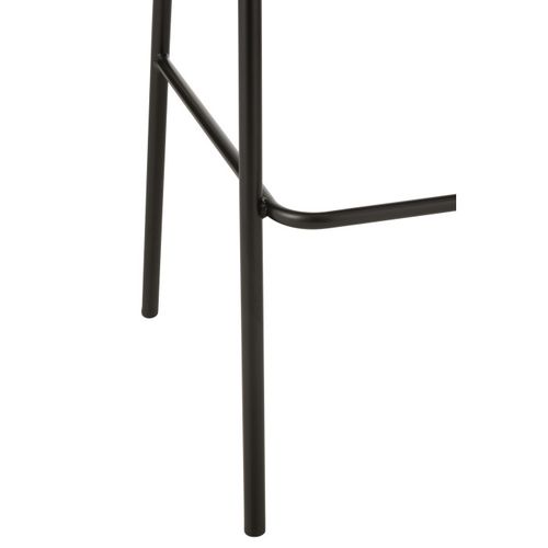 Chaise De Bar Design "lone" 97cm Marron et Beige