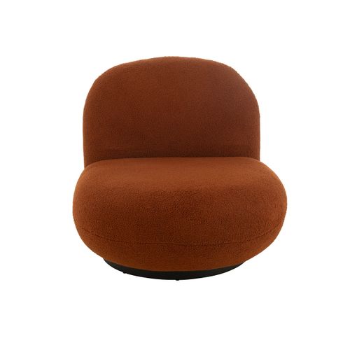 Fauteuil Lounge "neige" 95cm Orange