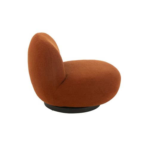 Fauteuil Lounge "neige" 95cm Orange