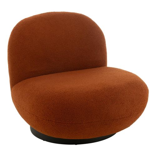 Fauteuil Lounge "neige" 95cm Orange