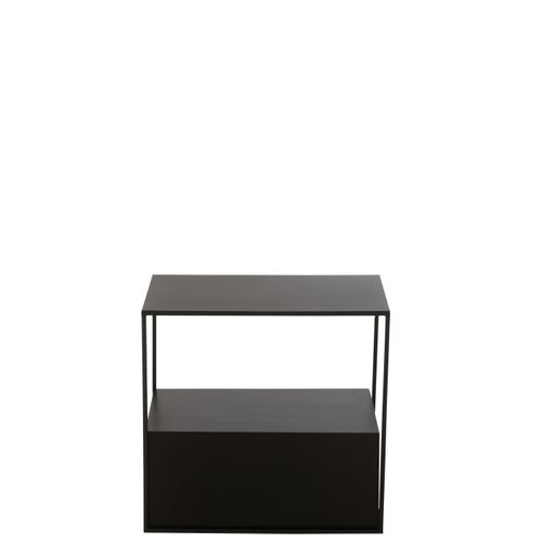 Table D'appoint En Métal "maryanne" 57cm Noir