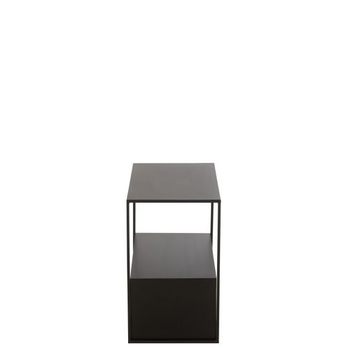 Table D'appoint En Métal "maryanne" 57cm Noir