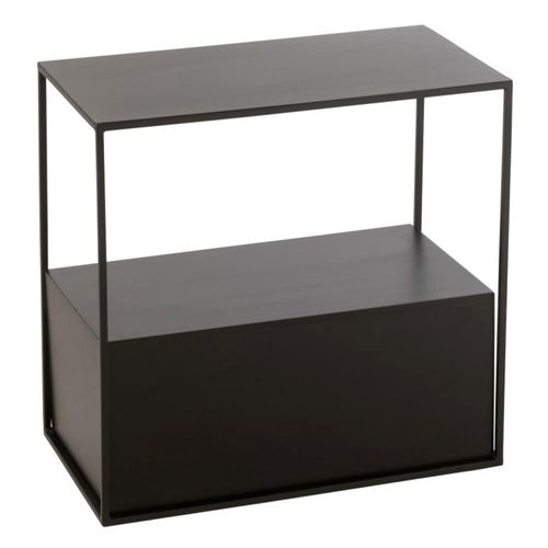 Table D'appoint En Métal "maryanne" 57cm Noir