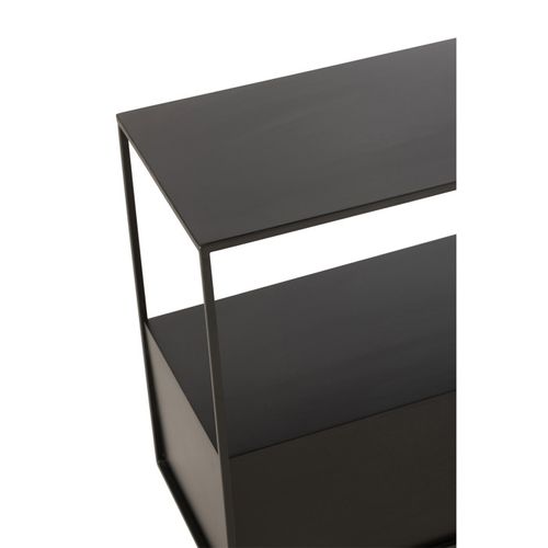 Table D'appoint En Métal "maryanne" 57cm Noir