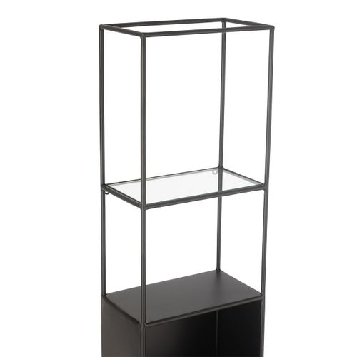Étagère 6 Niveaux En Métal "maryanne" 140cm Noir