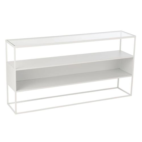Console En Métal "maryanne" 140cm Blanc