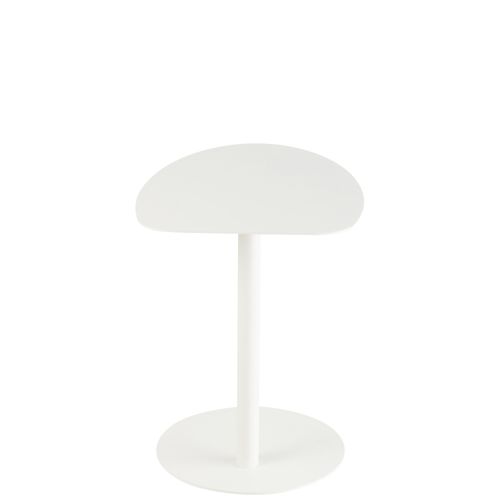 Table D'appoint En Métal "ice" 55cm Blanc