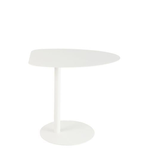 Table D'appoint En Métal "ice" 55cm Blanc