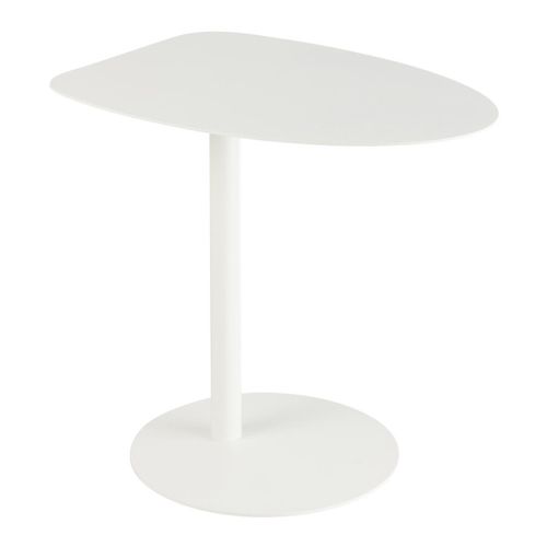 Table D'appoint En Métal "ice" 55cm Blanc