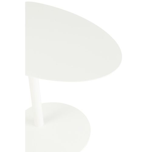 Table D'appoint En Métal "ice" 55cm Blanc