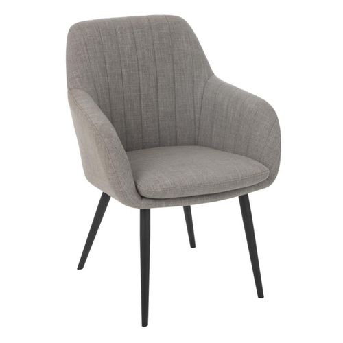 Chaise Design "miles" 83cm Gris