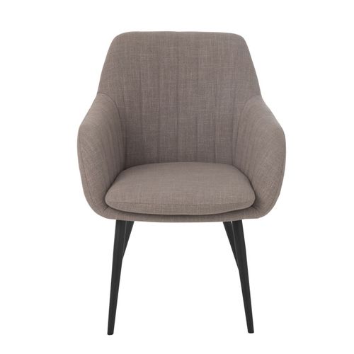 Chaise Design "miles" 83cm Taupe