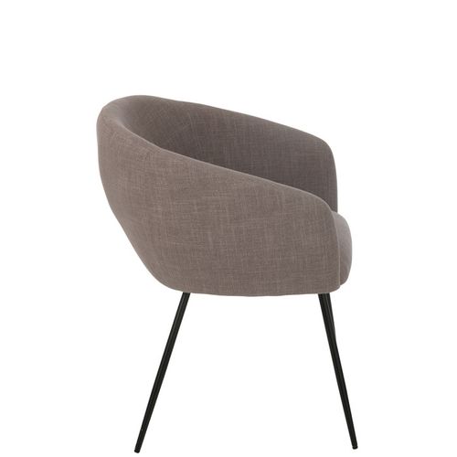 Chaise Design "wales" 75cm Taupe