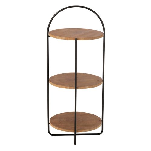 Étagère 3 Niveaux "mia" 100cm Naturel