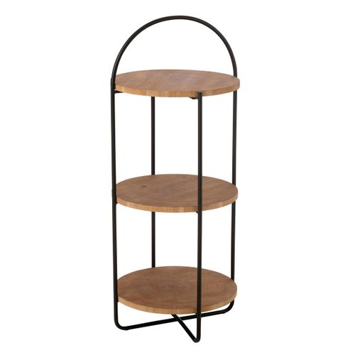 Étagère 3 Niveaux "mia" 100cm Naturel