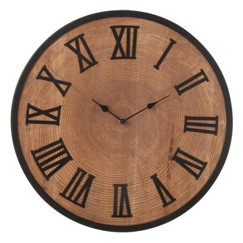 Horloge Murale Effet Bois "nue" 40cm Naturel