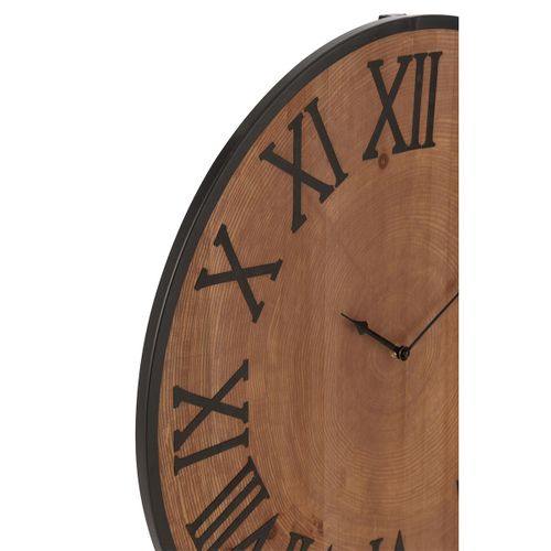Horloge Murale Effet Bois "nue" 60cm Naturel