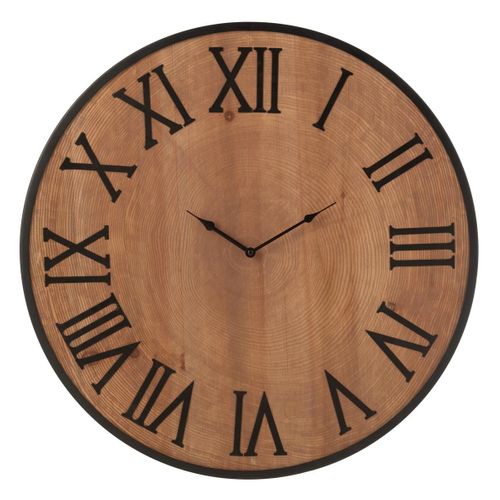 Horloge Murale Effet Bois "nue" 60cm Naturel