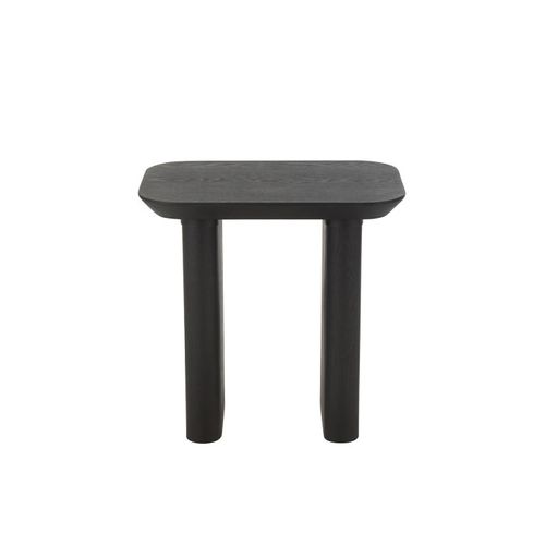 Table D'appoint En Bois "merlin" 61cm Noir