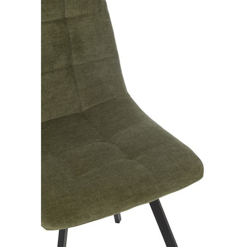 Chaise Matelassée "clark" 85cm Vert