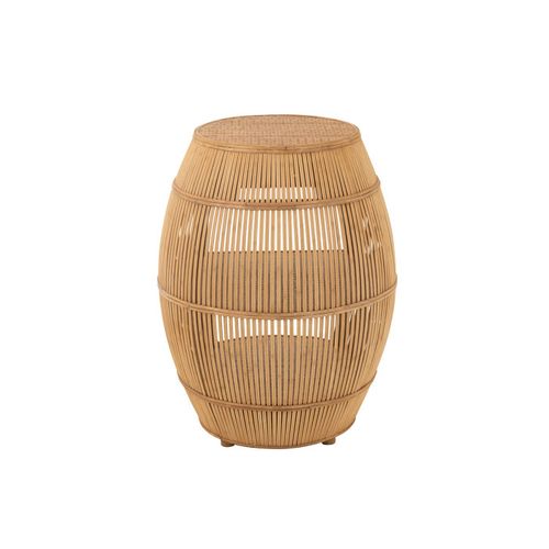 Table D'appoint En Bambou "barrel" 79cm Naturel