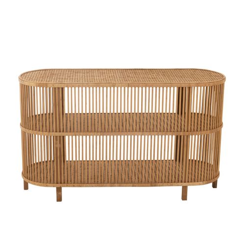 Console Ovale En Bambou "exo" 121cm Naturel