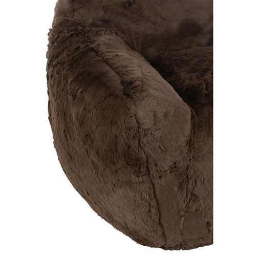 Fauteuil En Tissu "cutie" 99cm Marron