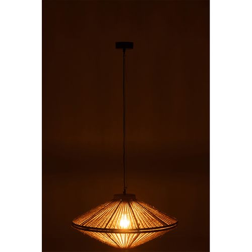 Lampe Suspension En Jute "dollie" 62cm Naturel