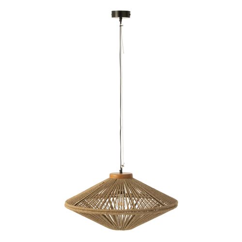 Lampe Suspension En Jute "dollie" 62cm Naturel