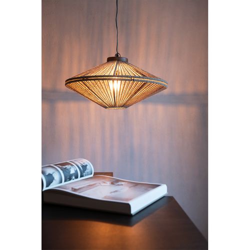 Lampe Suspension En Jute "dollie" 62cm Naturel