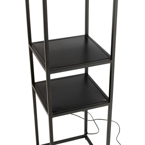 Lampadaire En Métal "ned" 133cm Noir